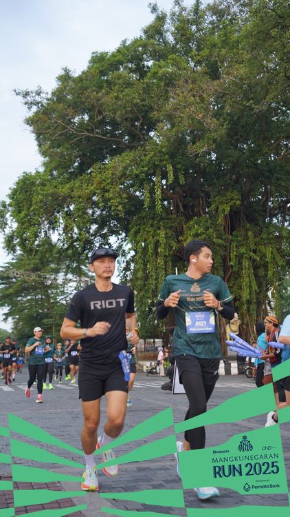 Race photo from Mangkunegaran Run 2025