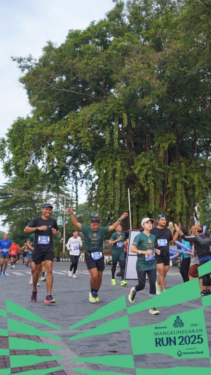 Race photo from Mangkunegaran Run 2025