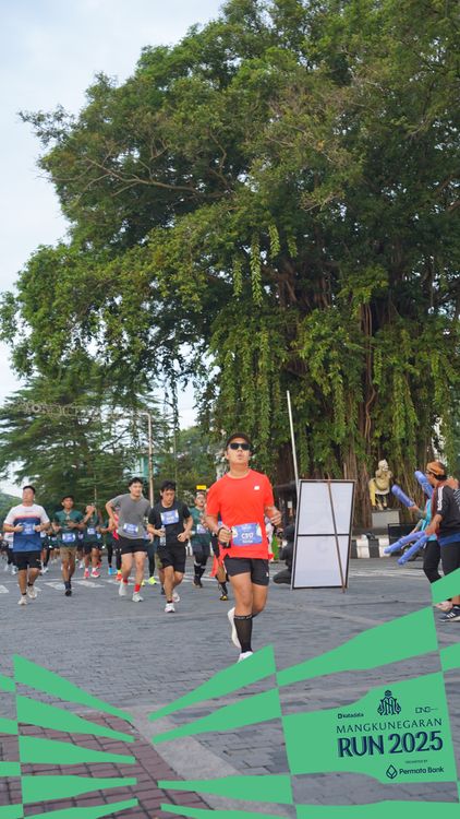 Race photo from Mangkunegaran Run 2025