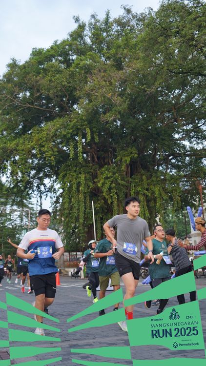Race photo from Mangkunegaran Run 2025