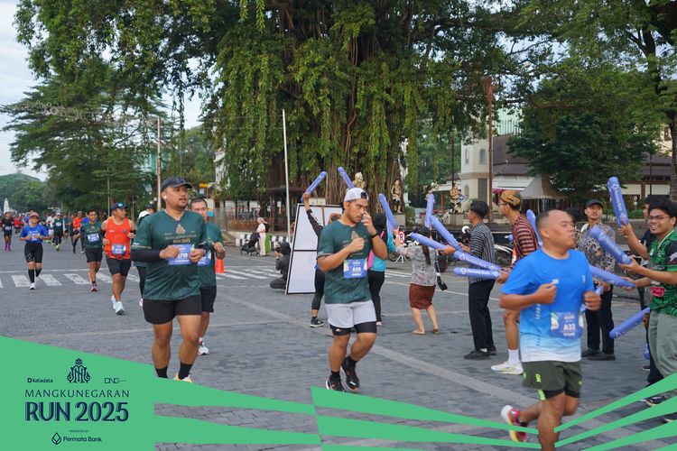 Race photo from Mangkunegaran Run 2025