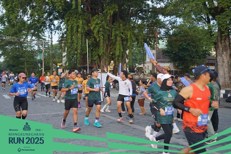 Race photo from Mangkunegaran Run 2025