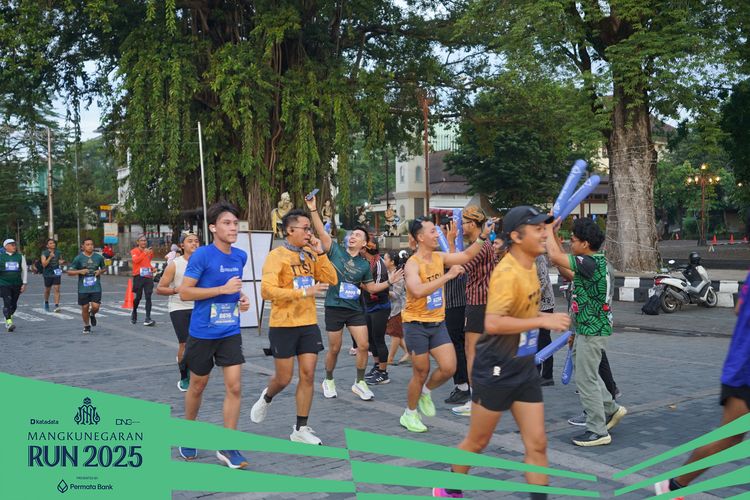 Race photo from Mangkunegaran Run 2025