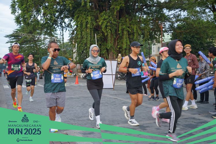 Race photo from Mangkunegaran Run 2025