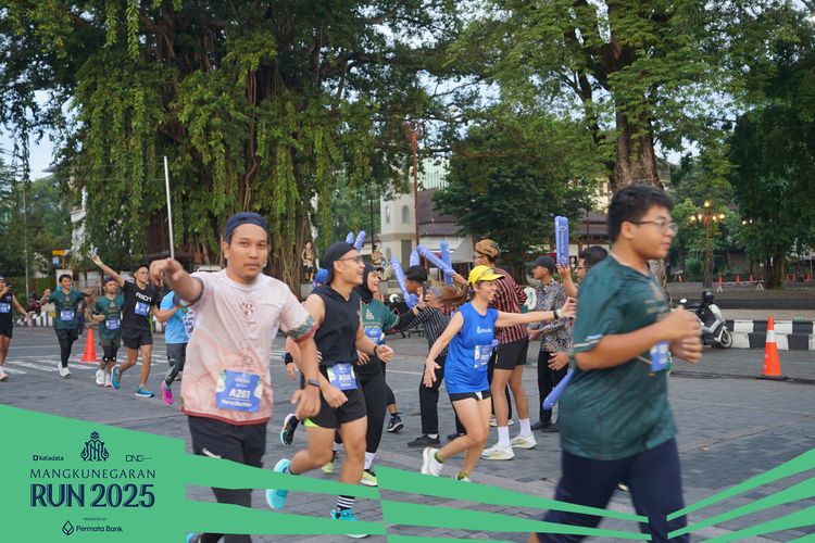 Race photo from Mangkunegaran Run 2025