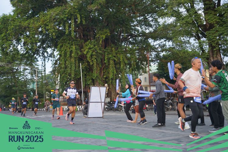Race photo from Mangkunegaran Run 2025