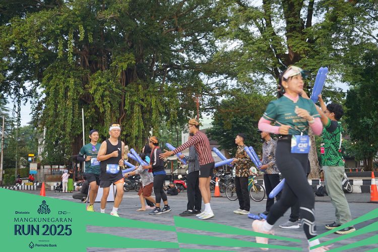Race photo from Mangkunegaran Run 2025