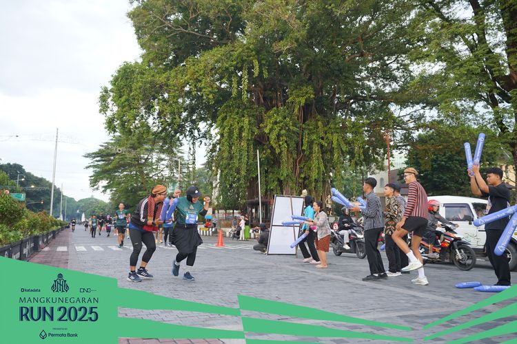 Race photo from Mangkunegaran Run 2025