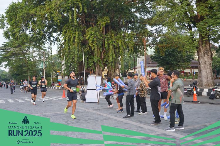Race photo from Mangkunegaran Run 2025
