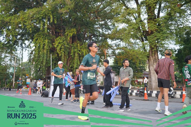 Race photo from Mangkunegaran Run 2025