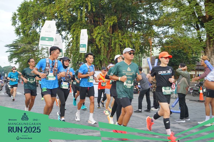 Race photo from Mangkunegaran Run 2025