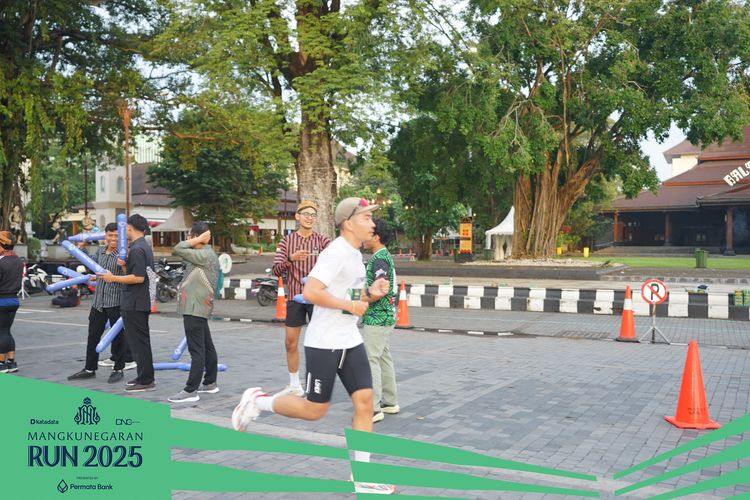 Race photo from Mangkunegaran Run 2025