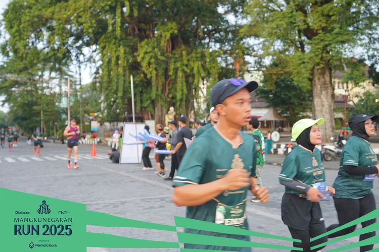 Race photo from Mangkunegaran Run 2025