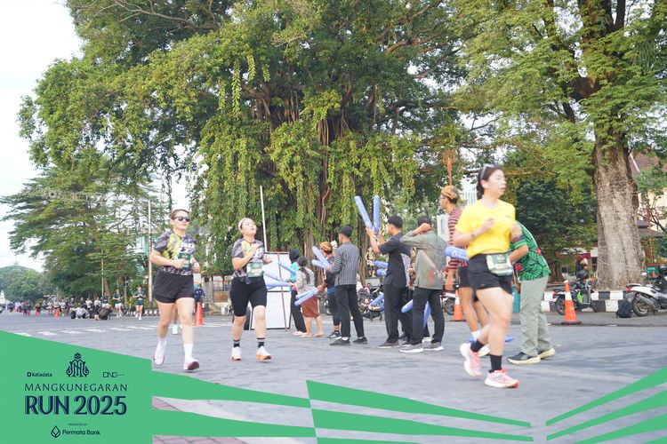Race photo from Mangkunegaran Run 2025