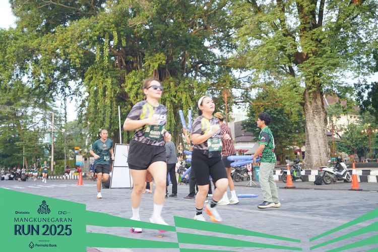 Race photo from Mangkunegaran Run 2025