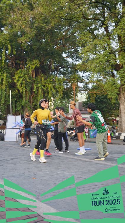Race photo from Mangkunegaran Run 2025