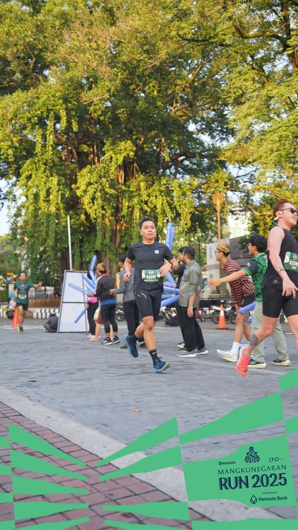 Race photo from Mangkunegaran Run 2025