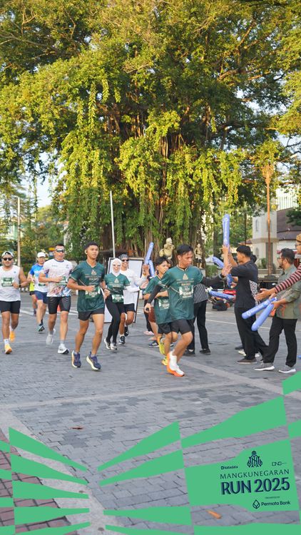 Race photo from Mangkunegaran Run 2025