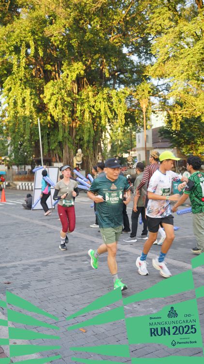 Race photo from Mangkunegaran Run 2025
