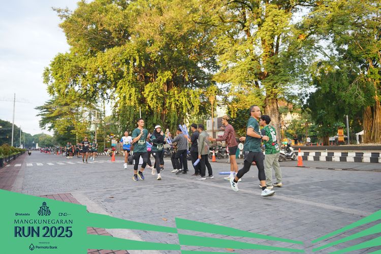 Race photo from Mangkunegaran Run 2025