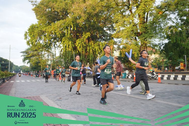 Race photo from Mangkunegaran Run 2025
