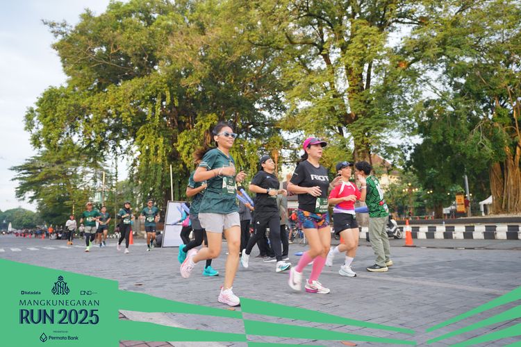 Race photo from Mangkunegaran Run 2025