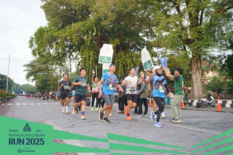 Race photo from Mangkunegaran Run 2025