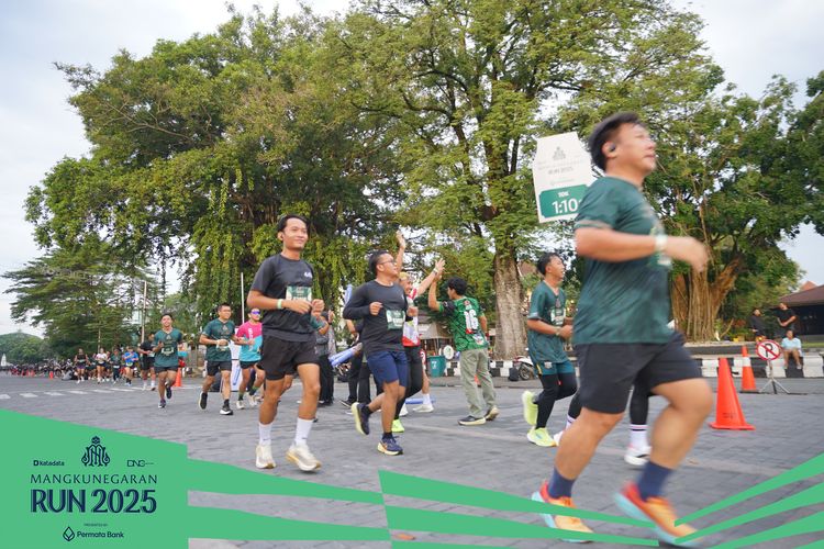 Race photo from Mangkunegaran Run 2025