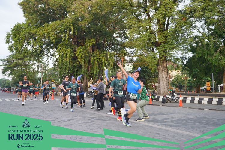 Race photo from Mangkunegaran Run 2025