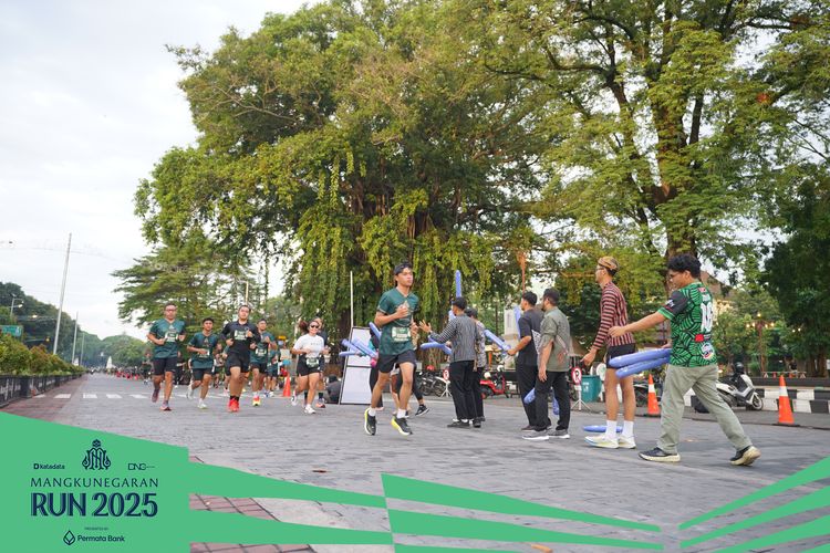 Race photo from Mangkunegaran Run 2025