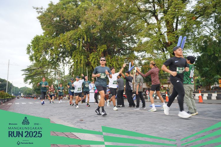 Race photo from Mangkunegaran Run 2025