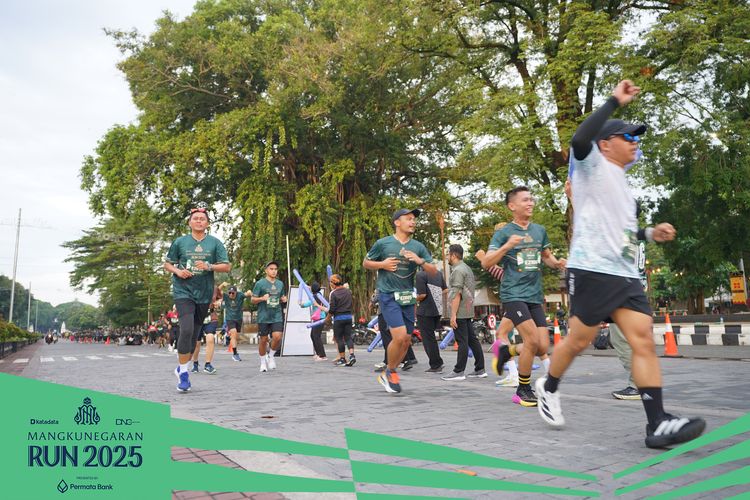 Race photo from Mangkunegaran Run 2025