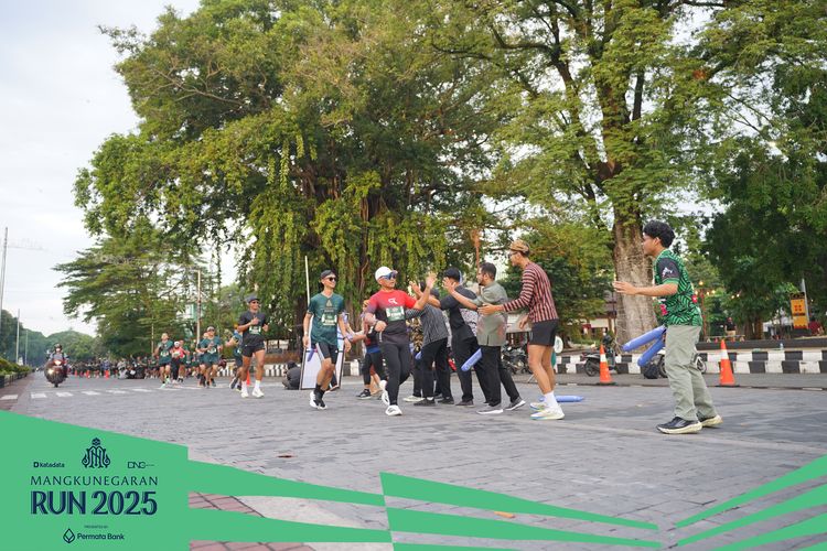 Race photo from Mangkunegaran Run 2025