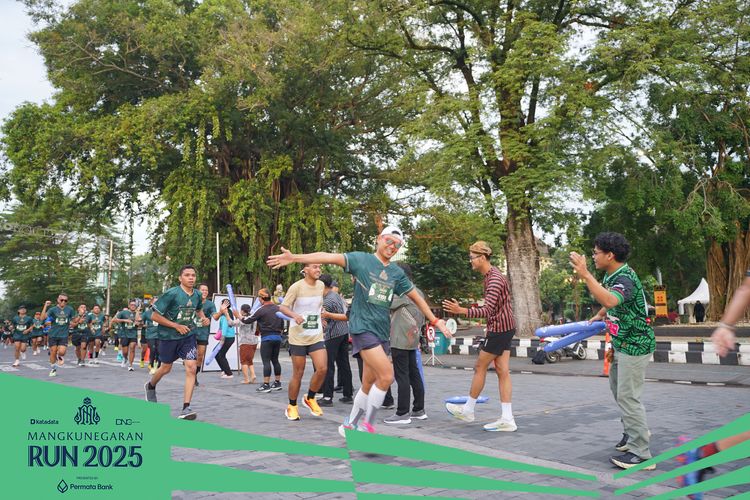 Race photo from Mangkunegaran Run 2025