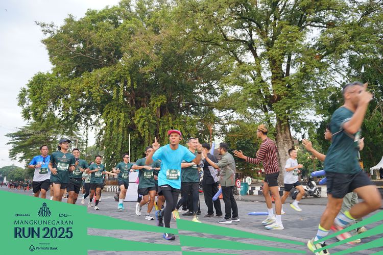 Race photo from Mangkunegaran Run 2025