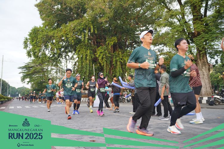 Race photo from Mangkunegaran Run 2025