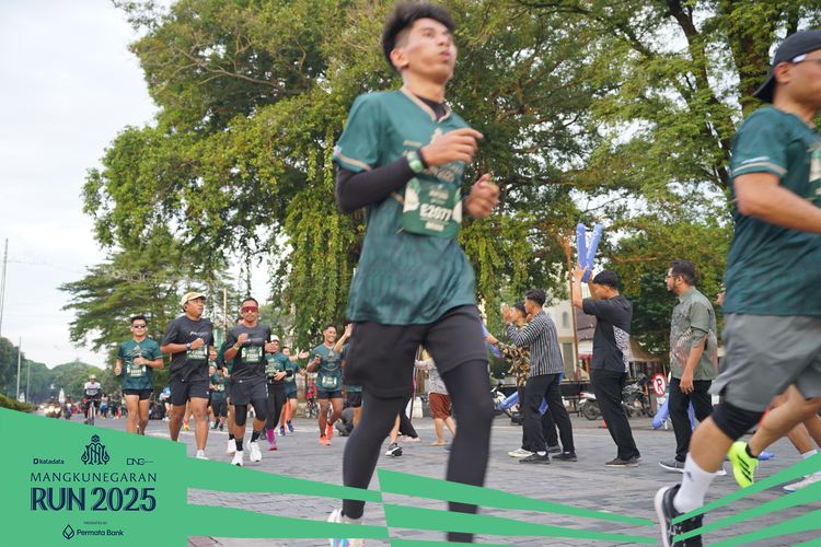 Race photo from Mangkunegaran Run 2025