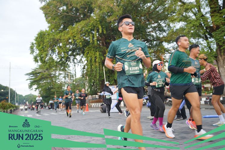 Race photo from Mangkunegaran Run 2025