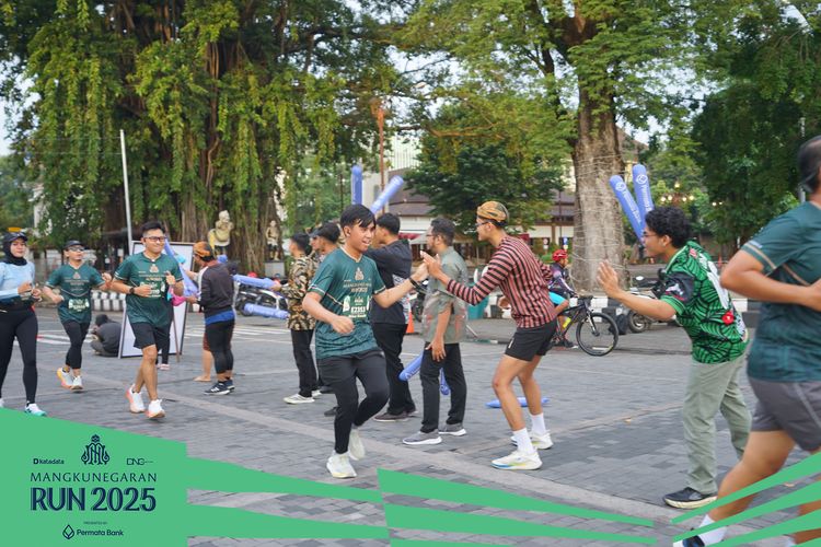 Race photo from Mangkunegaran Run 2025