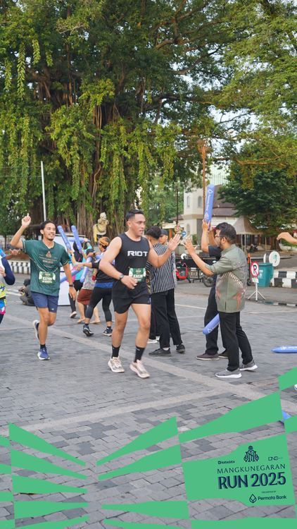 Race photo from Mangkunegaran Run 2025