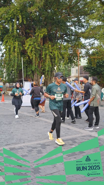 Race photo from Mangkunegaran Run 2025