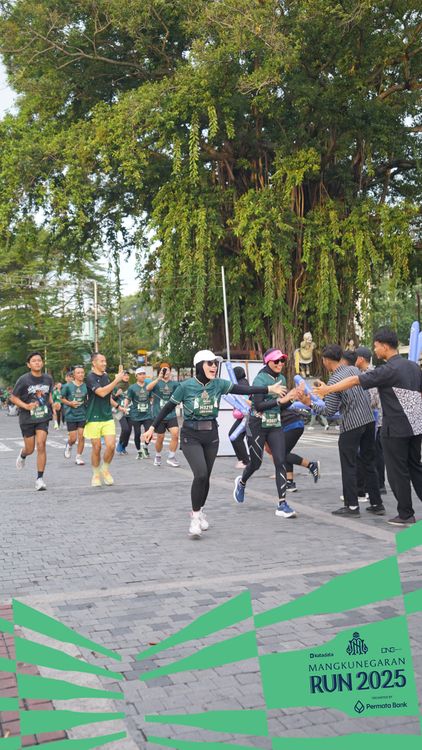 Race photo from Mangkunegaran Run 2025