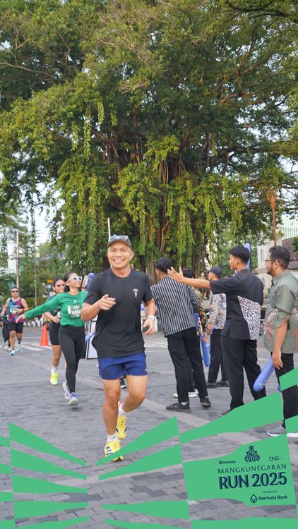 Race photo from Mangkunegaran Run 2025