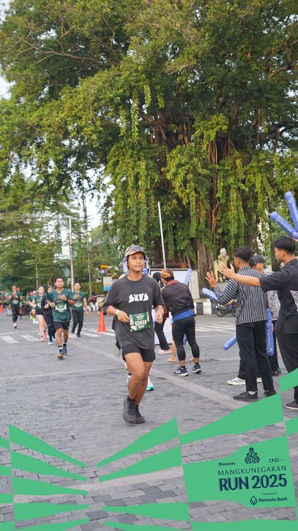 Race photo from Mangkunegaran Run 2025