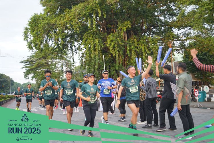Race photo from Mangkunegaran Run 2025