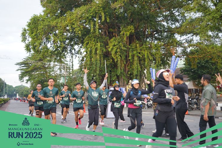Race photo from Mangkunegaran Run 2025