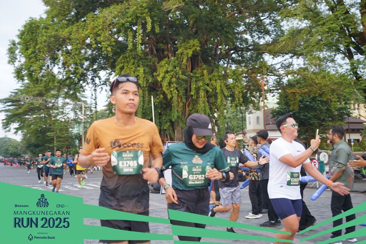 Race photo from Mangkunegaran Run 2025