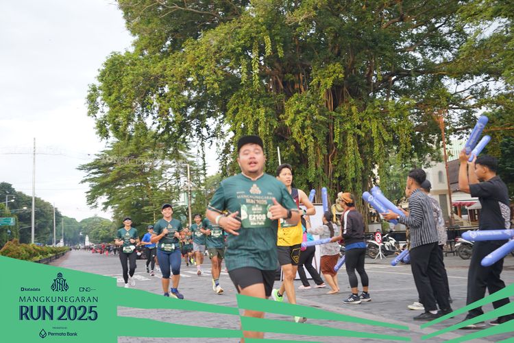 Race photo from Mangkunegaran Run 2025