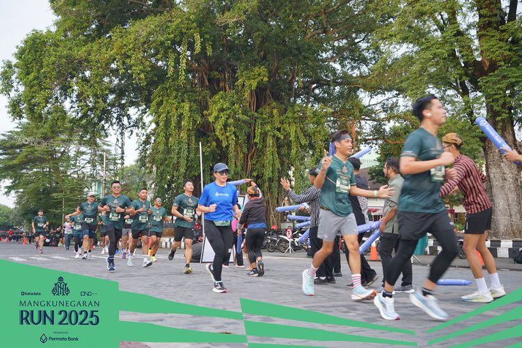 Race photo from Mangkunegaran Run 2025