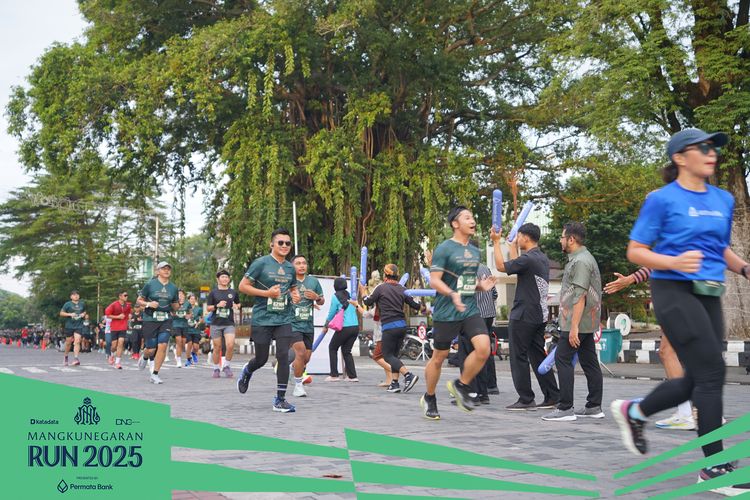 Race photo from Mangkunegaran Run 2025